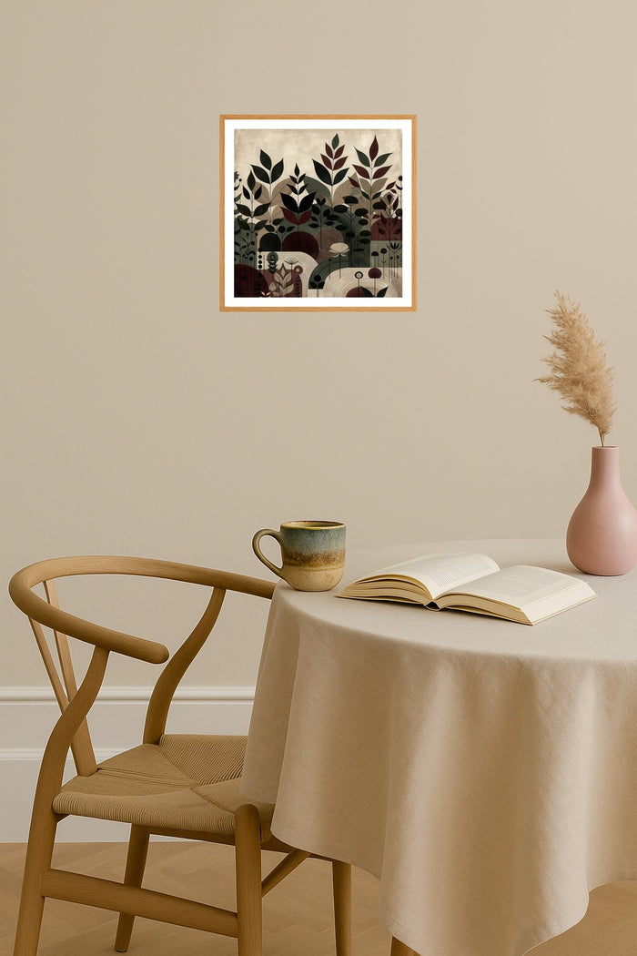 Poster mockup - Single poster in Nordic interior
