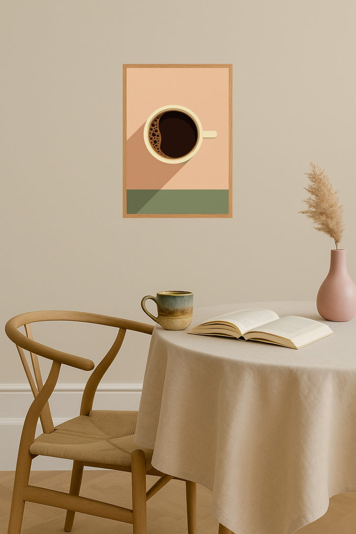 Poster mockup - Single poster in Nordic interior