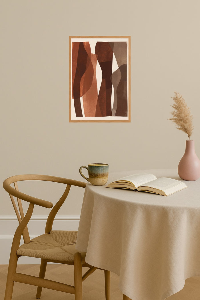 Poster mockup - Single poster in Nordic interior