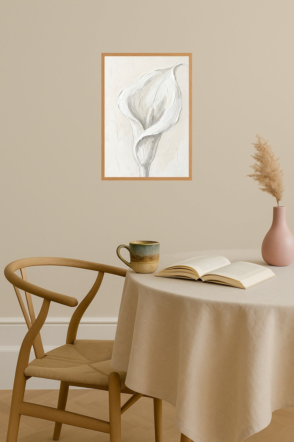 Poster mockup - Single poster in Nordic interior