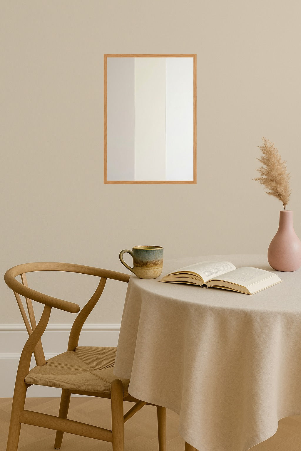 Poster mockup - Single poster in Nordic interior