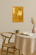 Poster mockup - Single poster in Nordic interior