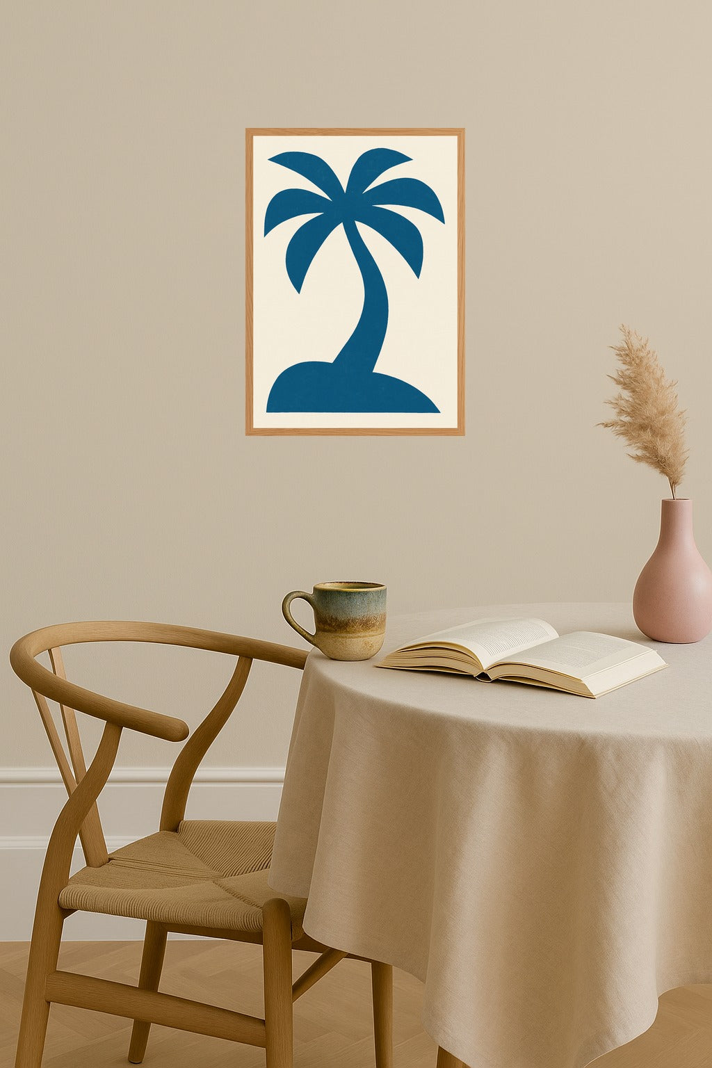 Poster mockup - Single poster in Nordic interior