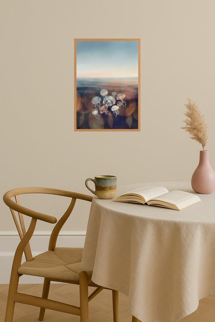 Poster mockup - Single poster in Nordic interior