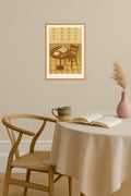 Poster mockup - Single poster in Nordic interior