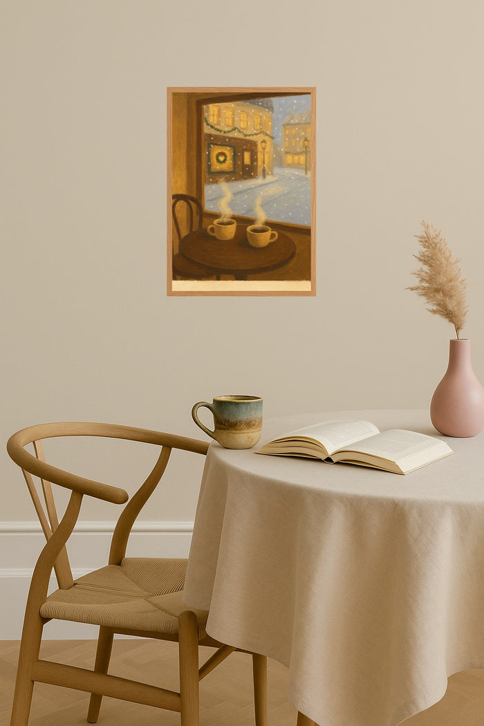 Poster mockup - Single poster in Nordic interior