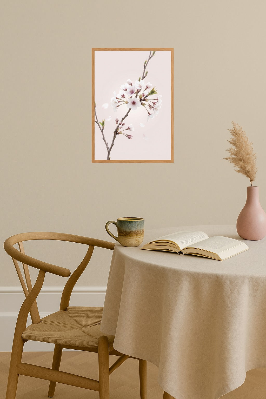 Poster mockup - Single poster in Nordic interior