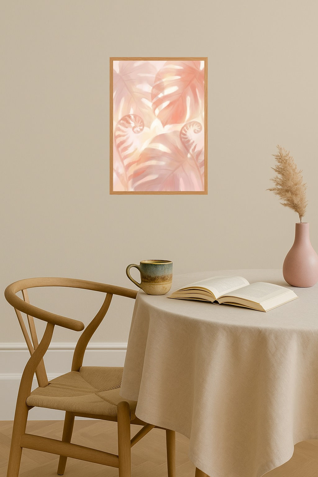 Poster mockup - Single poster in Nordic interior