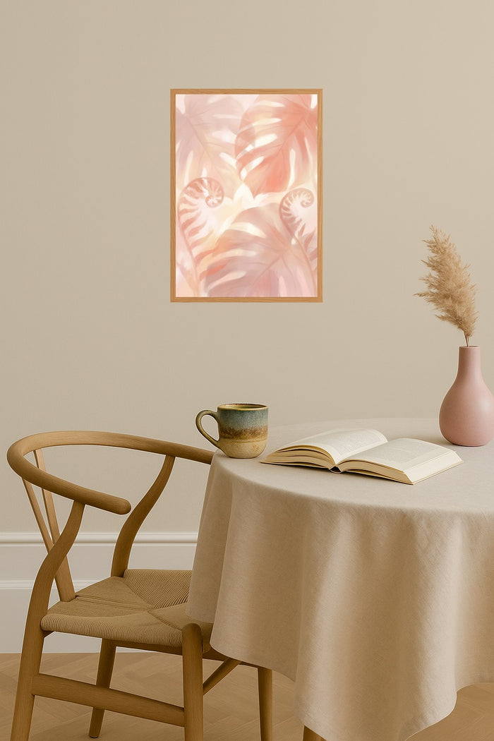 Poster mockup - Single poster in Nordic interior