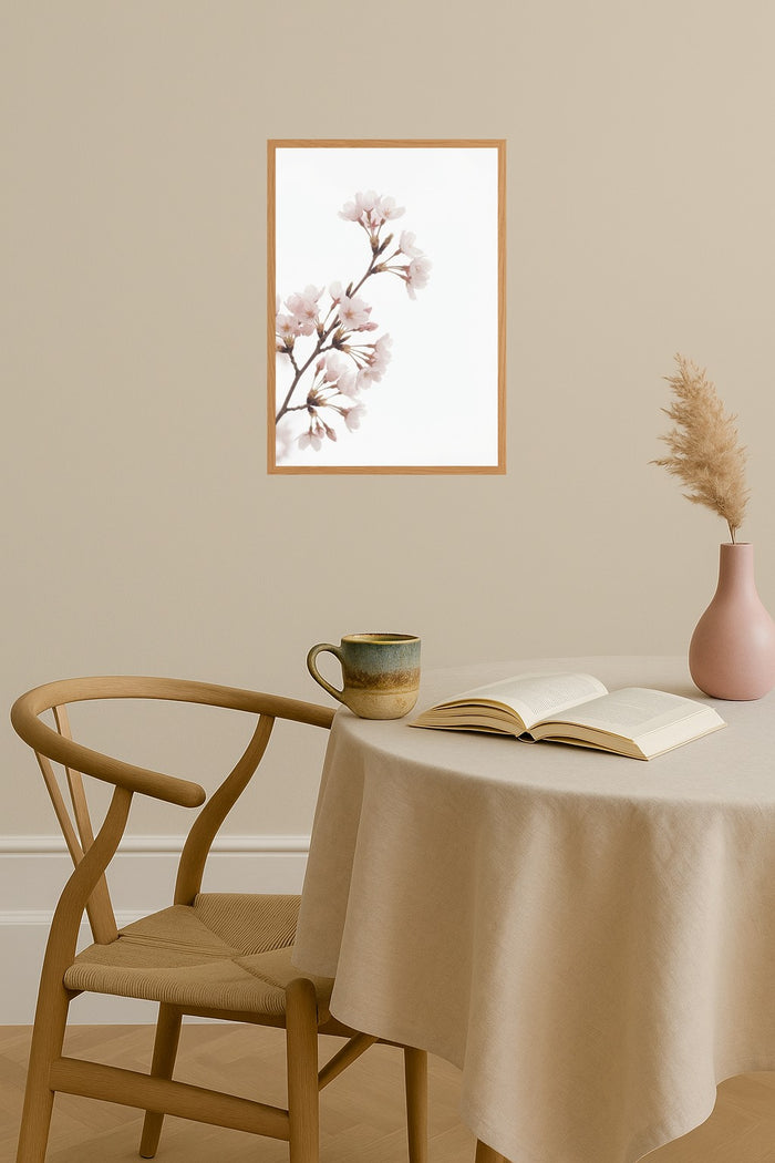 Poster mockup - Single poster in Nordic interior