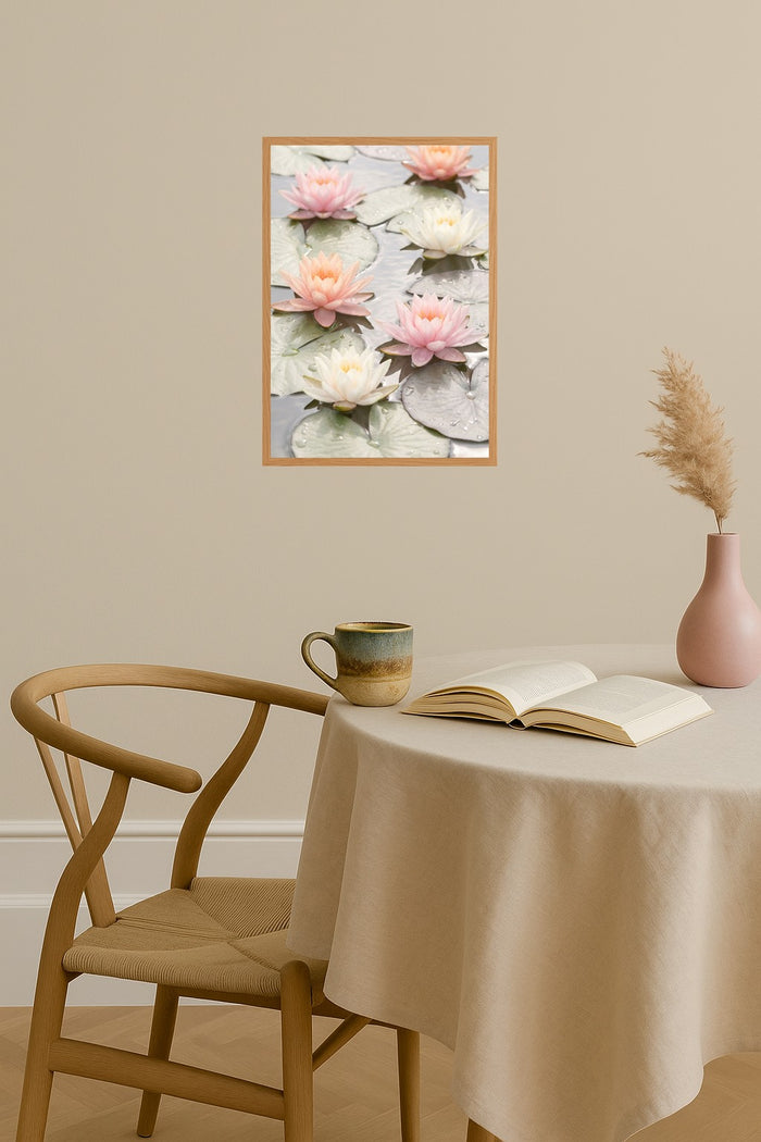 Poster mockup - Single poster in Nordic interior