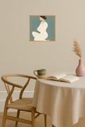 Poster mockup - Single poster in Nordic interior