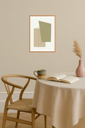 Poster mockup - Single poster in Nordic interior