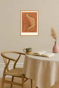 Poster mockup - Single poster in Nordic interior