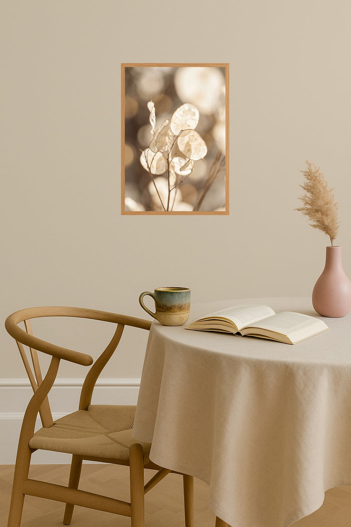 Poster mockup - Single poster in Nordic interior