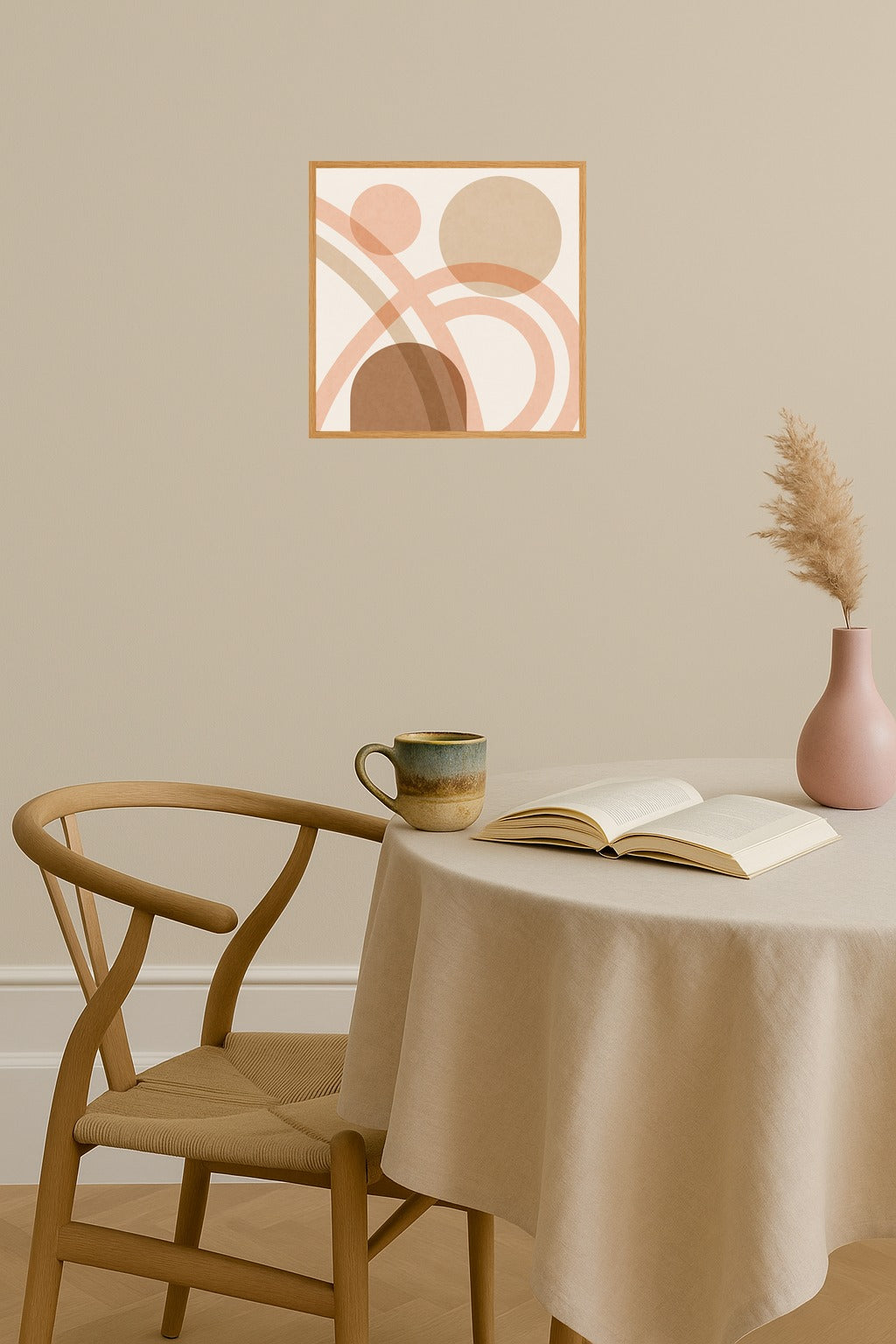 Poster mockup - Single poster in Nordic interior