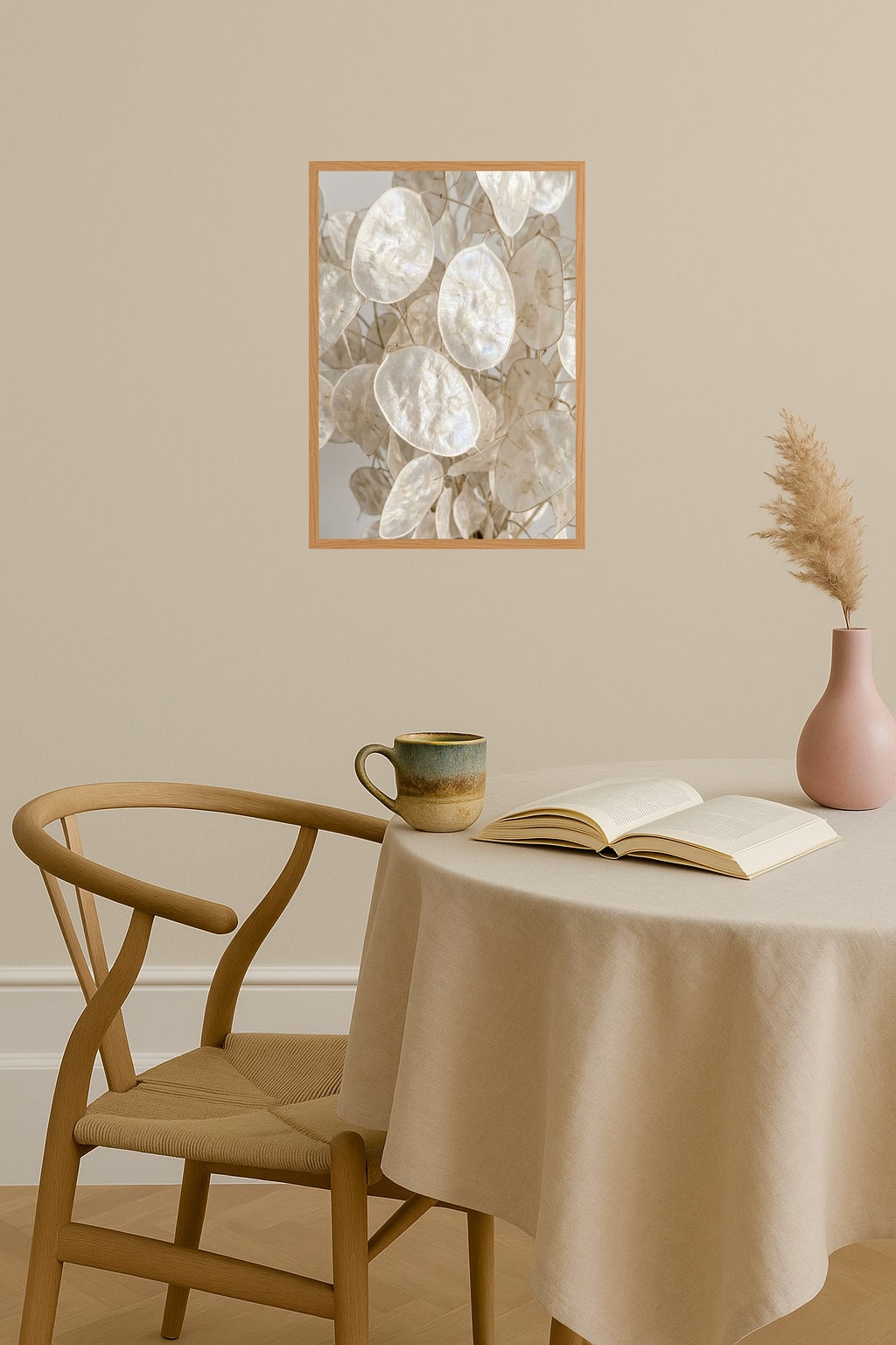 Poster mockup - Single poster in Nordic interior