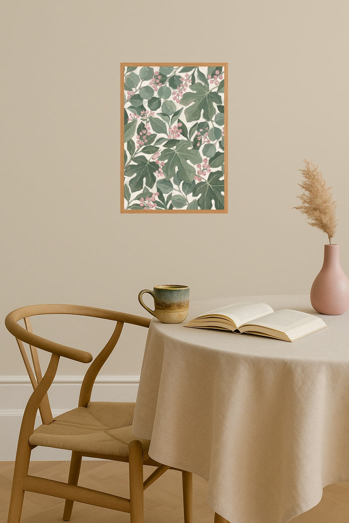 Poster mockup - Single poster in Nordic interior