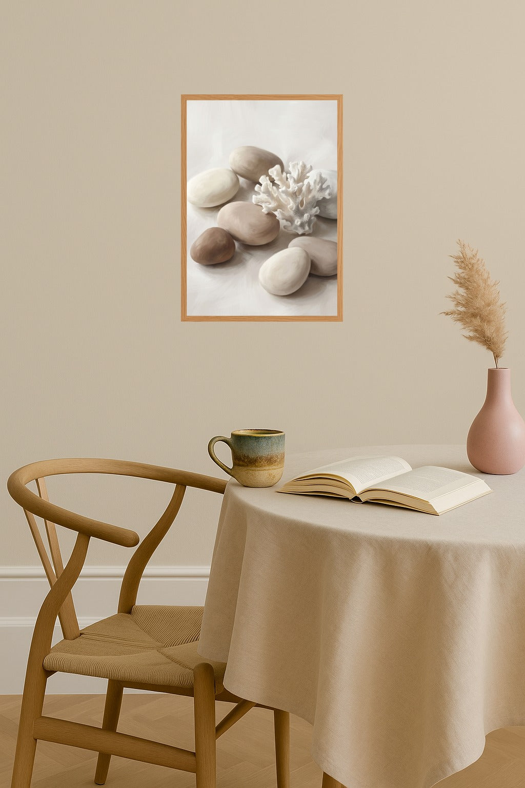 Poster mockup - Single poster in Nordic interior