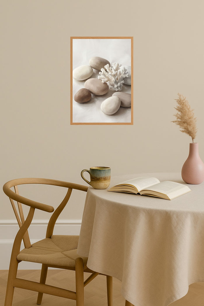 Poster mockup - Single poster in Nordic interior