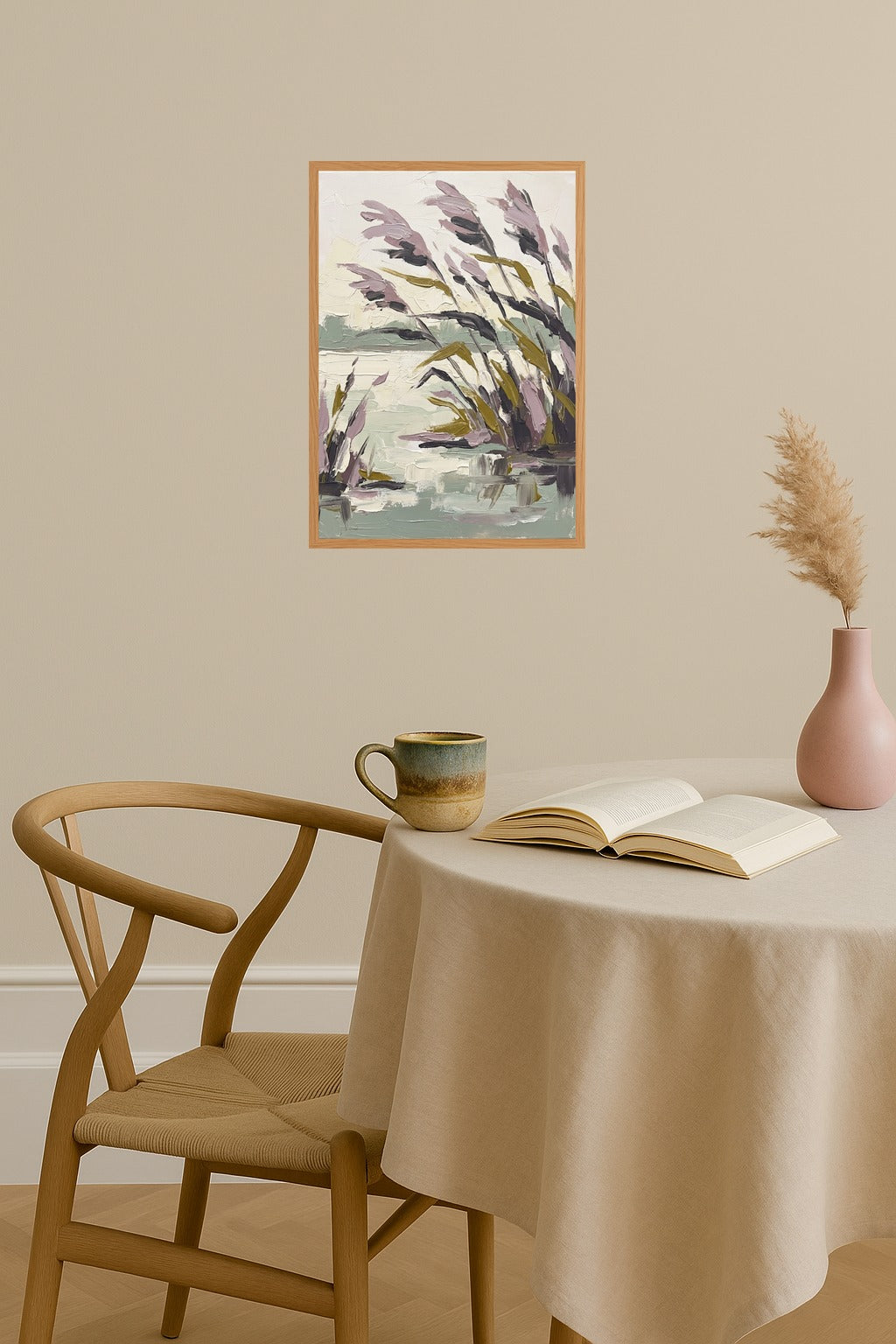 Poster mockup - Single poster in Nordic interior