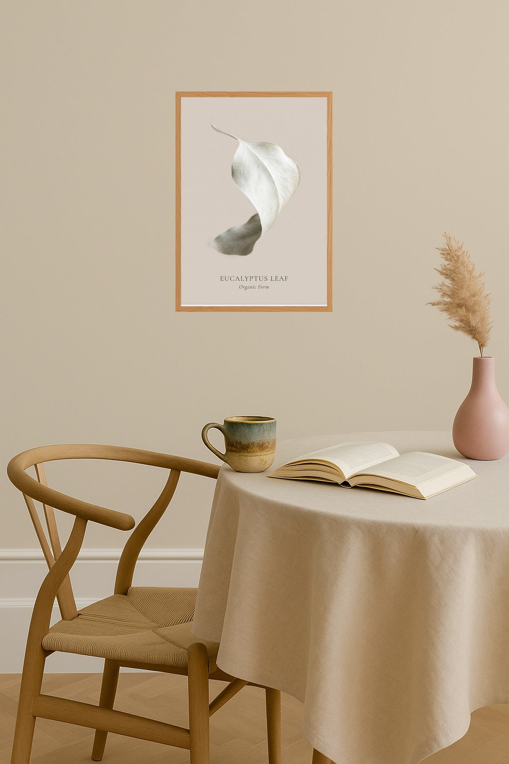 Poster mockup - Single poster in Nordic interior