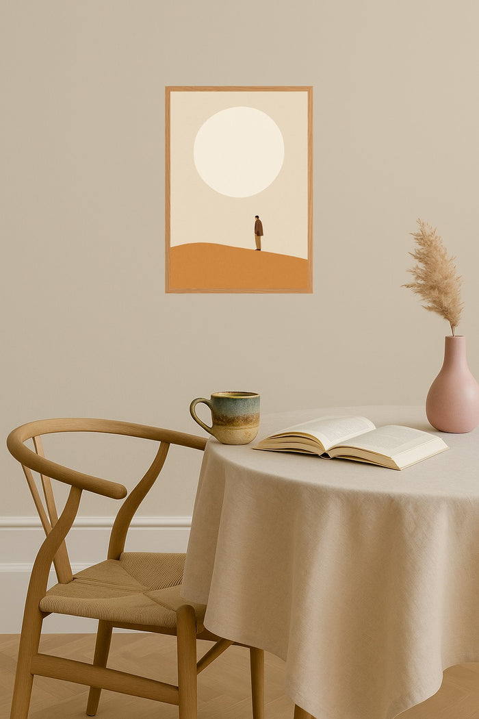 Poster mockup - Single poster in Nordic interior