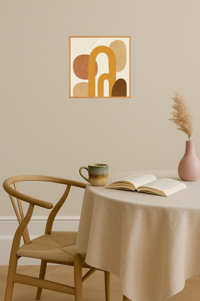 Poster mockup - Single poster in Nordic interior