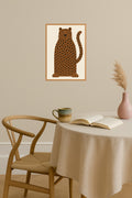 Poster mockup - Single poster in Nordic interior