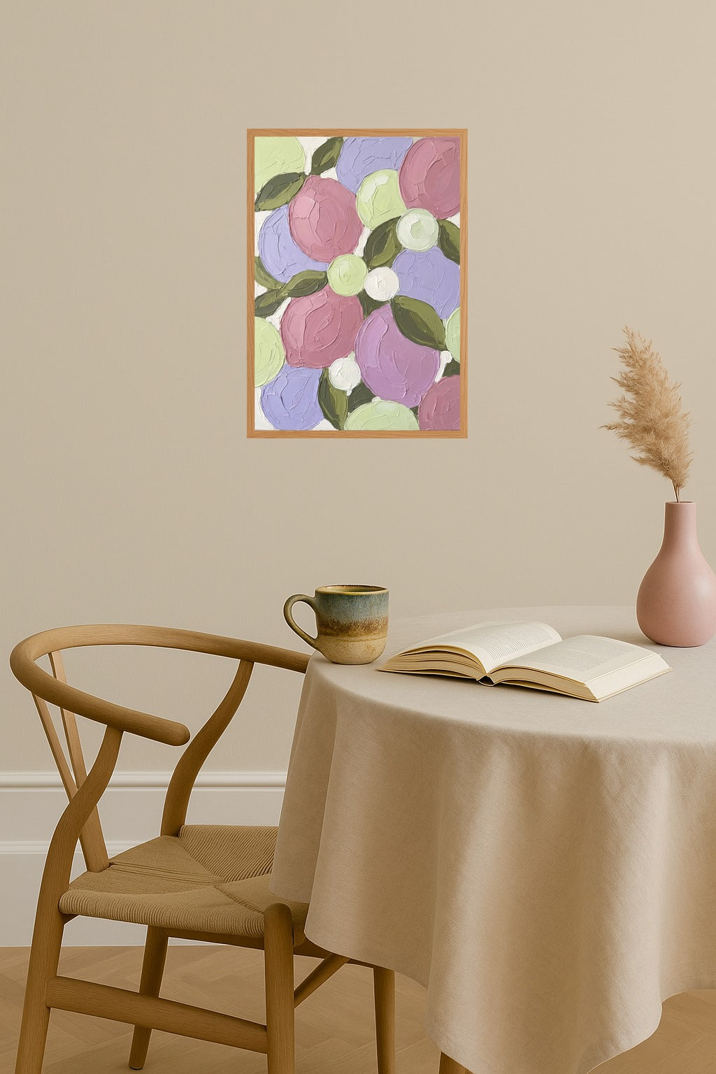 Poster mockup - Single poster in Nordic interior