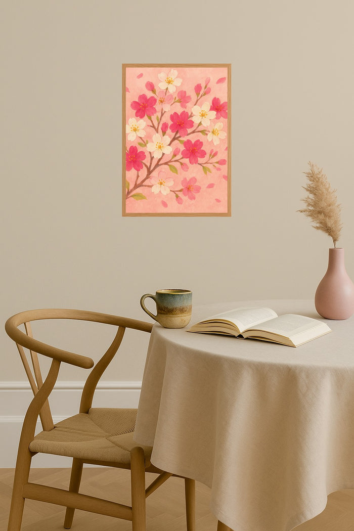 Poster mockup - Single poster in Nordic interior