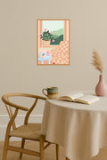 Poster mockup - Single poster in Nordic interior
