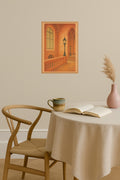 Poster mockup - Single poster in Nordic interior