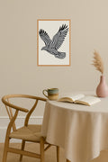 Poster mockup - Single poster in Nordic interior