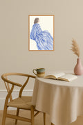 Poster mockup - Single poster in Nordic interior