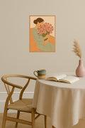 Poster mockup - Single poster in Nordic interior