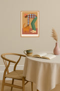 Poster mockup - Single poster in Nordic interior