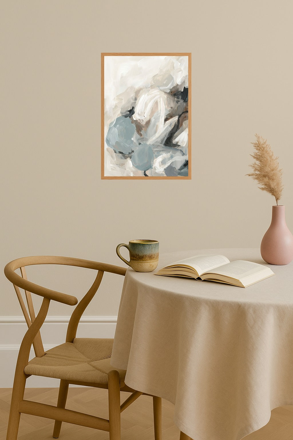 Poster mockup - Single poster in Nordic interior
