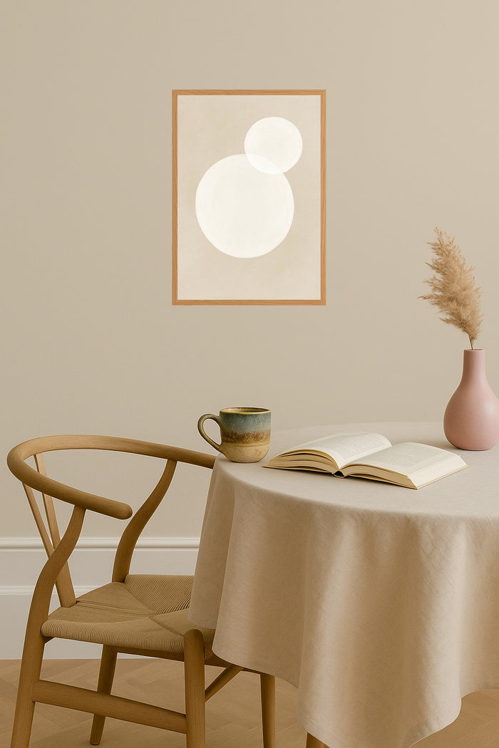 Poster mockup - Single poster in Nordic interior