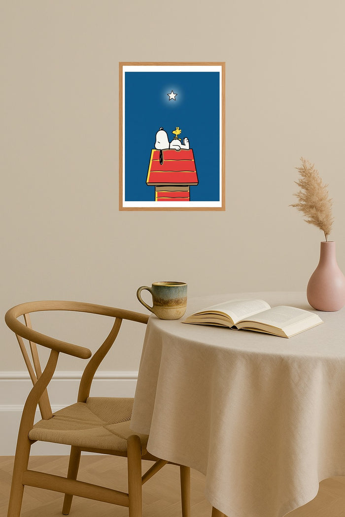 Poster mockup - Single poster in Nordic interior