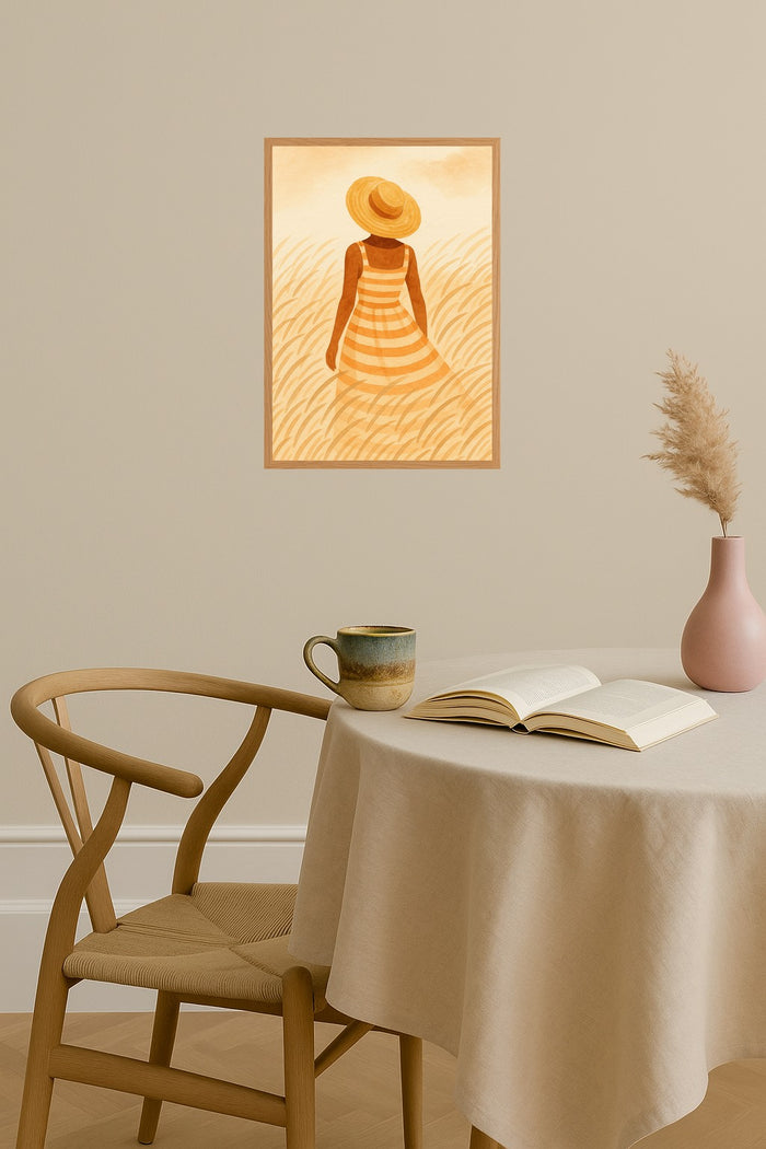 Poster mockup - Single poster in Nordic interior