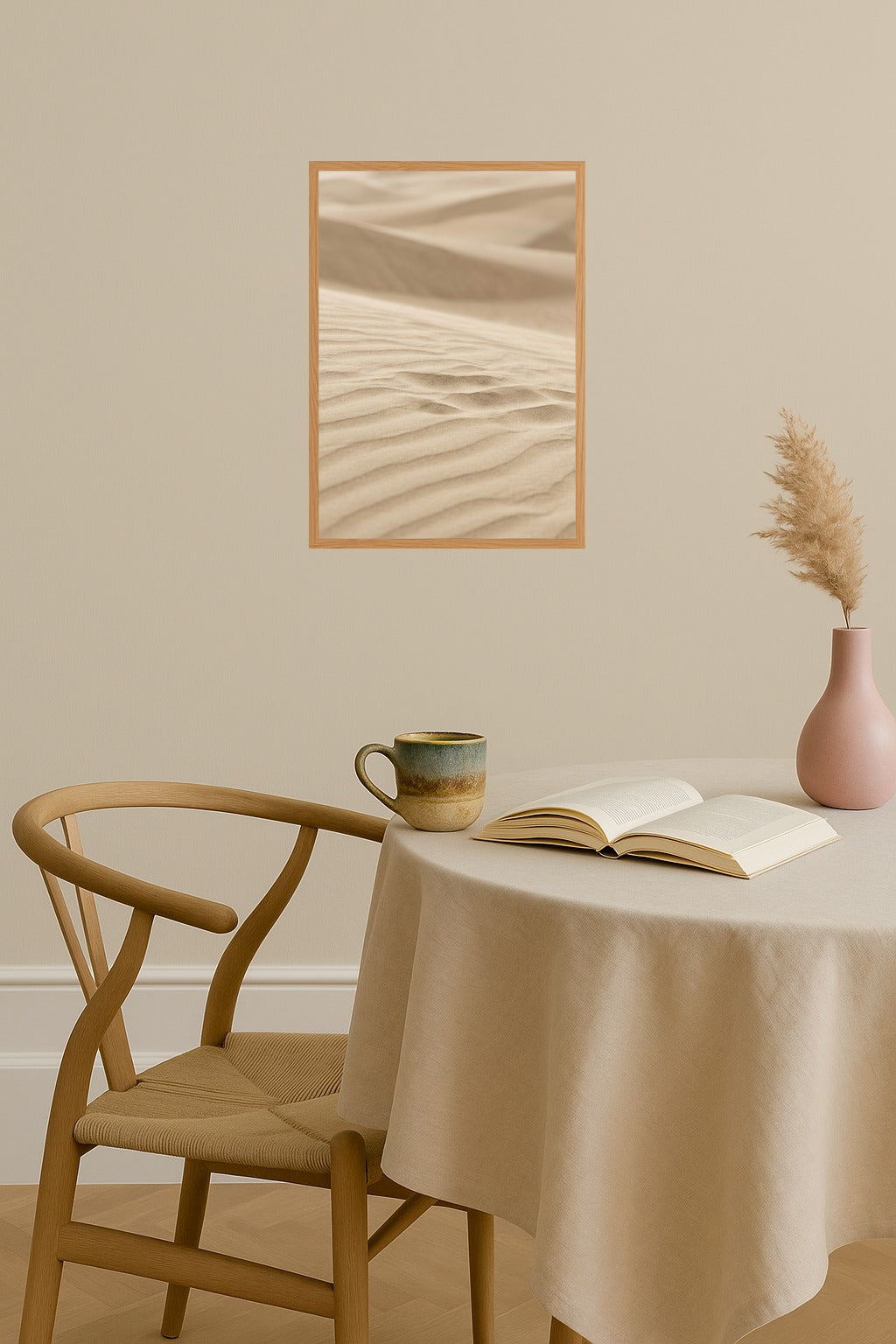 Poster mockup - Single poster in Nordic interior