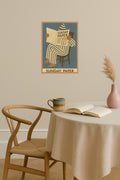 Poster mockup - Single poster in Nordic interior