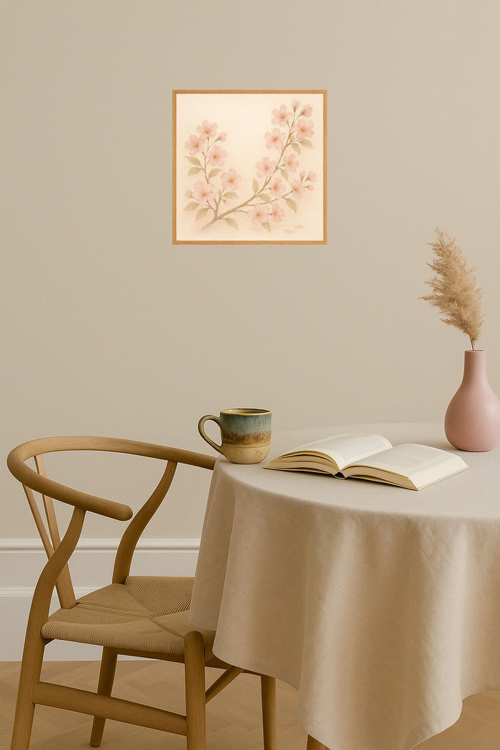 Poster mockup - Single poster in Nordic interior