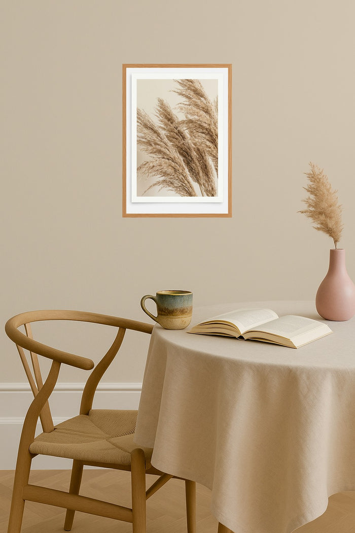 Poster mockup - Single poster in Nordic interior