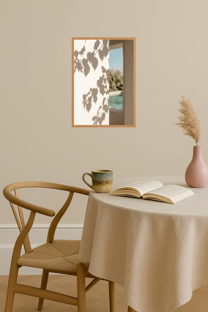 Poster mockup - Single poster in Nordic interior