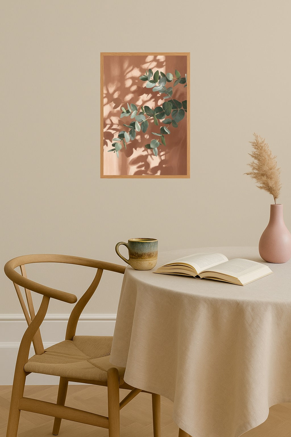 Poster mockup - Single poster in Nordic interior