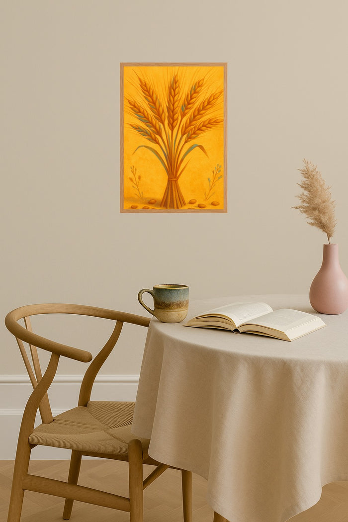 Poster mockup - Single poster in Nordic interior