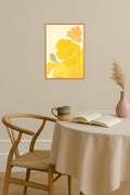 Poster mockup - Single poster in Nordic interior