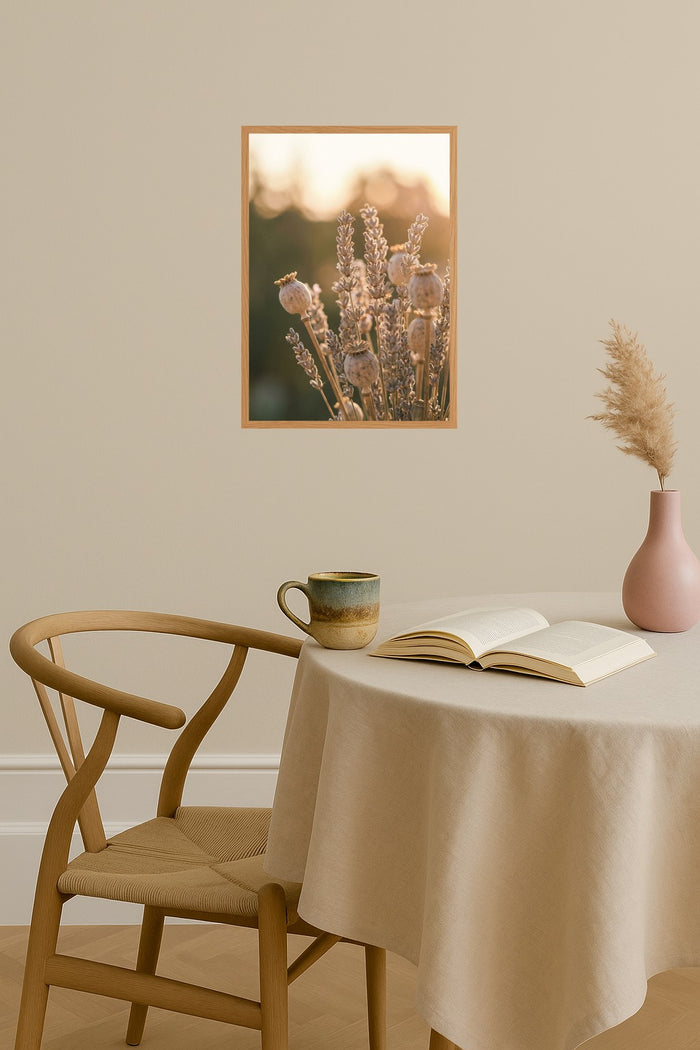 Poster mockup - Single poster in Nordic interior